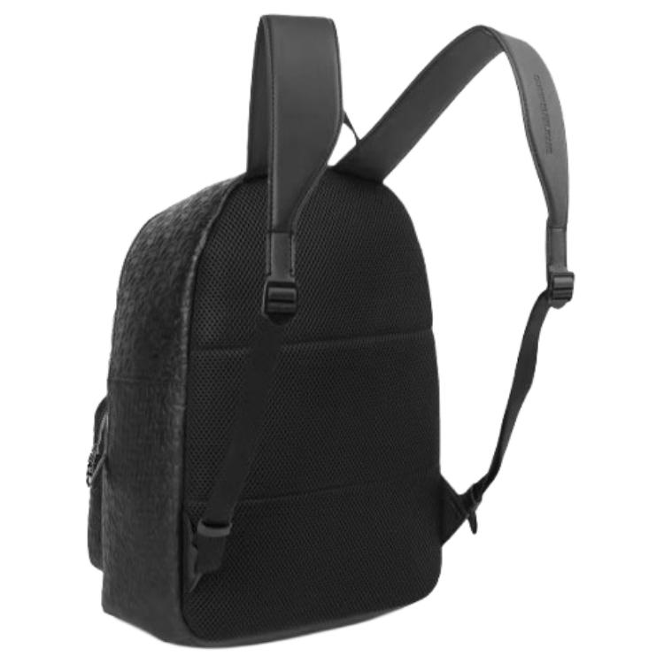 Calvin Klein Ck Large Capacity Textured Business Commuter Backpack Men Backpack Black HH2622-001