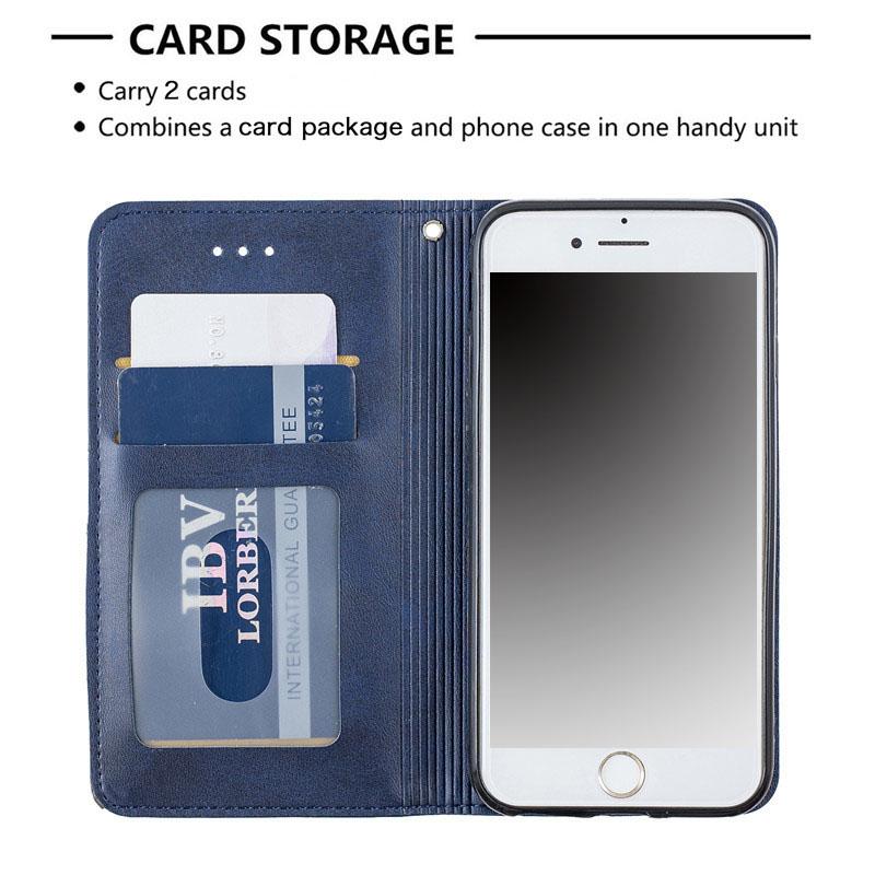 Leder Brieftasche Flip Cover Weiche Silikon Fall Für Iphone 6 6s 7 8 Plus 11 12 Pro X Xs xr Max Se Magnetische Capa Karte Halter Funda