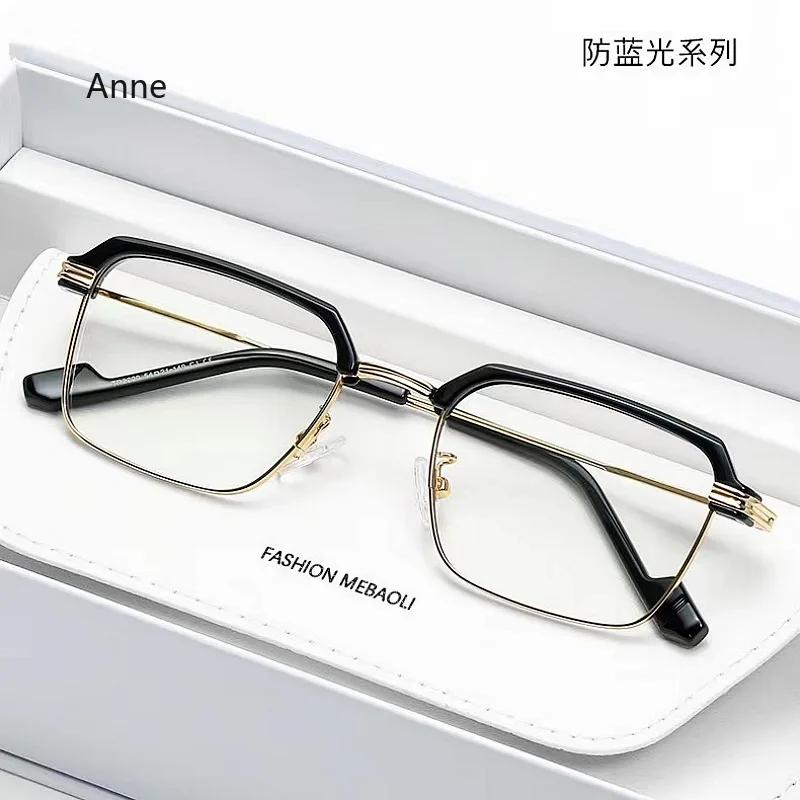 New Fashion Design Compute Reading Glasses Anti Blue Block For Women Squre Frame Myopia Eyewear gafas hombre eye glasses