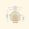Cream Style Ceramic Ramen Bowl Set