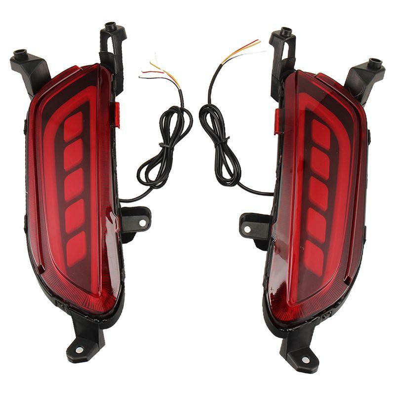 Ingenious-LED Rear Fog Lamp Brake Light Turn Signal Light Reflector 1 Set For Mazda CX-3 For CX3 2015- 2020 Car Bumper Light