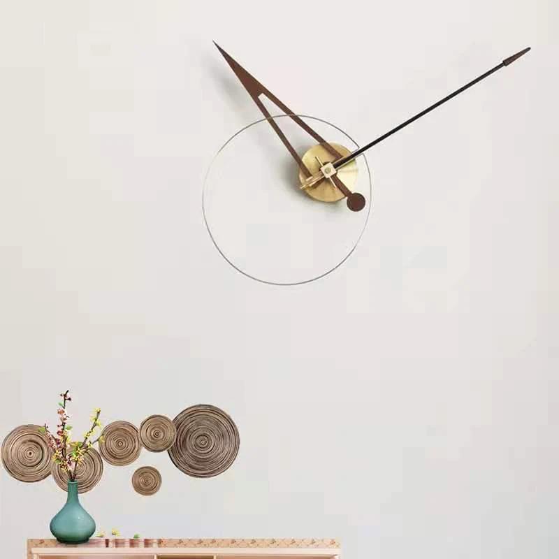 Modern Creative Wall Clock Nordic Spanish Large Wall Clocks Bedroom Silent Movement Clock Luxury Living Room Decoration Clocks