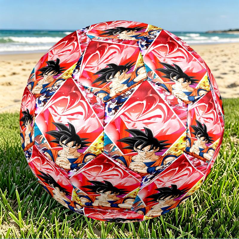 DRAGON BALL Print Size 5 Soccer Ball, PU Wear Resistant Football for Match Training and Daily Practice, Birthday Gift for Soccer Fans