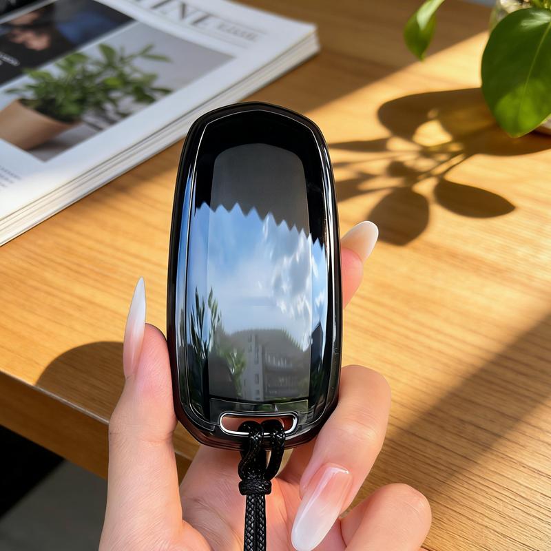 Transparent Black Tpu Key Case For Geely Atlas Boyue Nl3 Ex7 Suv Gt Gc9 Emgrand X7 Borui Car Key Cover Fob Holder Accessories