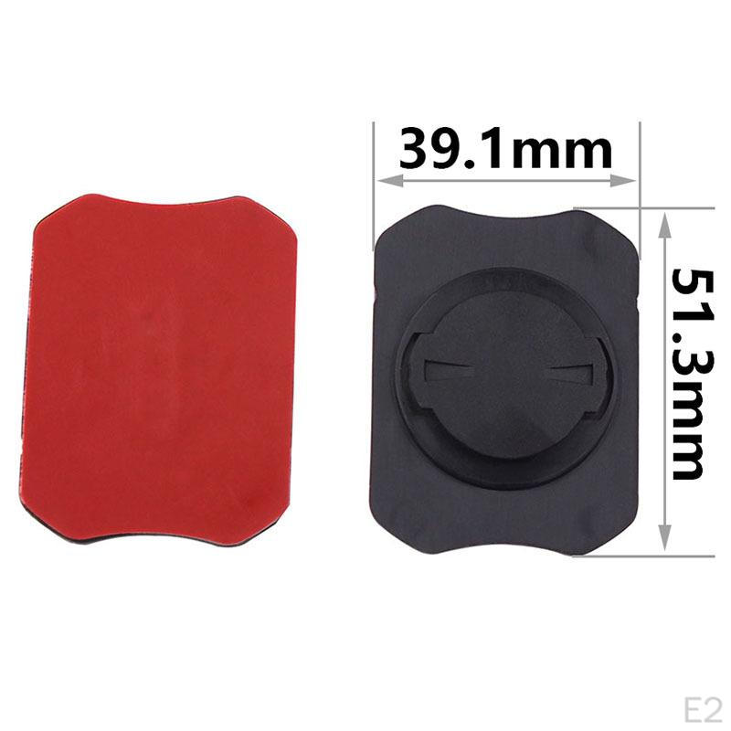Bicycle Computer Mount Adapter Sticky Pad Convenient Cycling Indoor and Outdoor Small Size for Bike