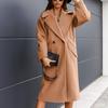 Women's  And Winter Casual Thickening Warm Long-sleeved Mid-length Coat