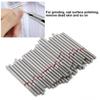 50pcs Flat Head Nail Polishing Grinding Head Nail Art Dead Skin Removal Nail Drill Bits
