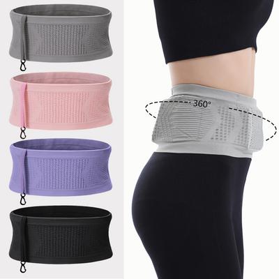 Multifunctional Breathable Concealed Waist Bag Slim Thin Waist Pack With Hanging Hook Lightweight Packet For Riding Fitness