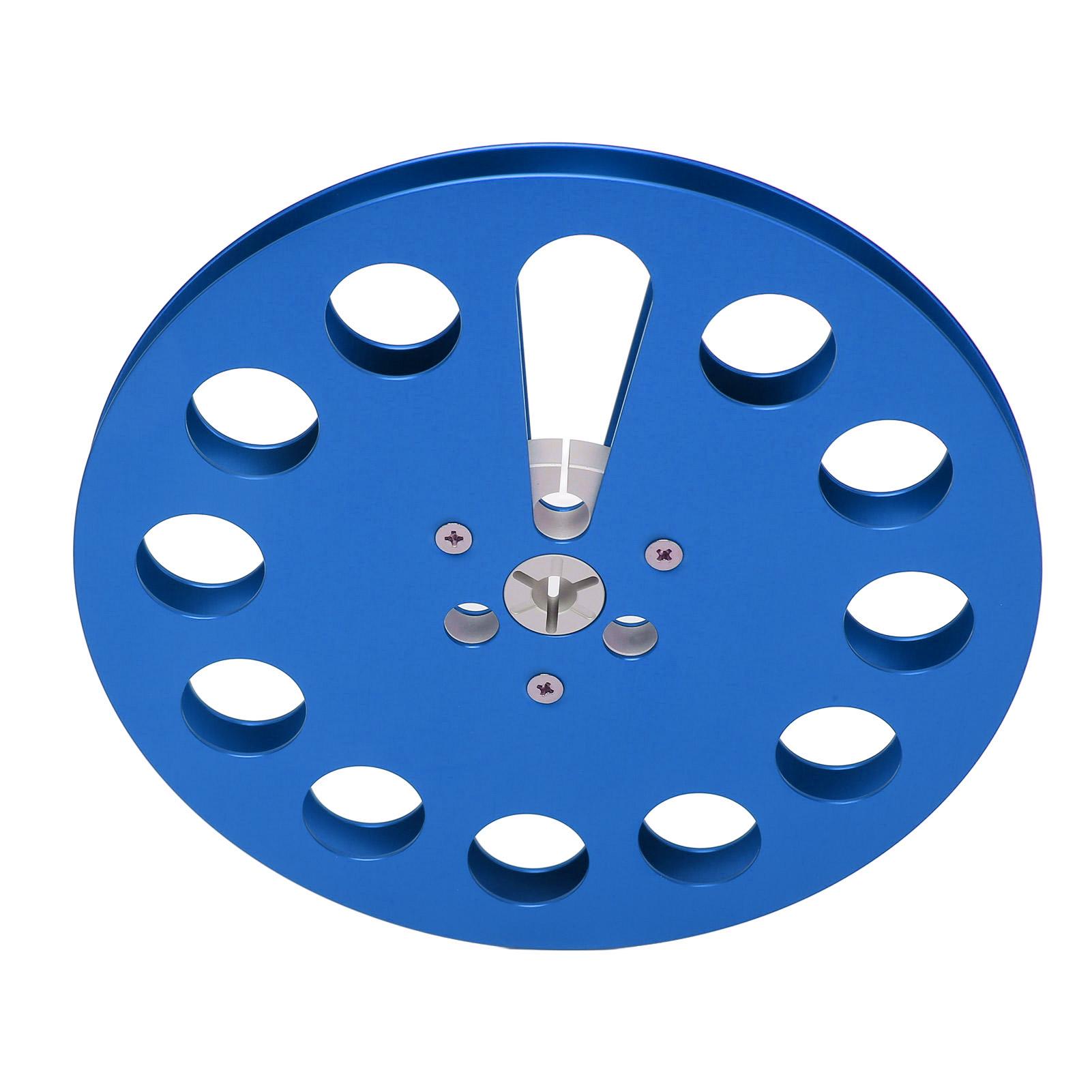 14 7 Inch Opwindspoel Universeel 11 Gaten Windweerstandsgaten Lege Tape Spoel voor Opname blauw
