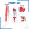 RC Metal Shock Absorber with Pull Rod Oil Filled Shocks DIY Accessories Easy To Install