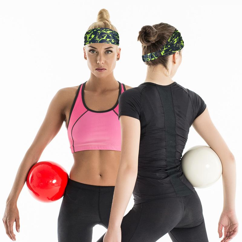 Sweat Absorbing Headband for Basketball Running Yoga Non Slip Antiperspirant Fitness Headscarf