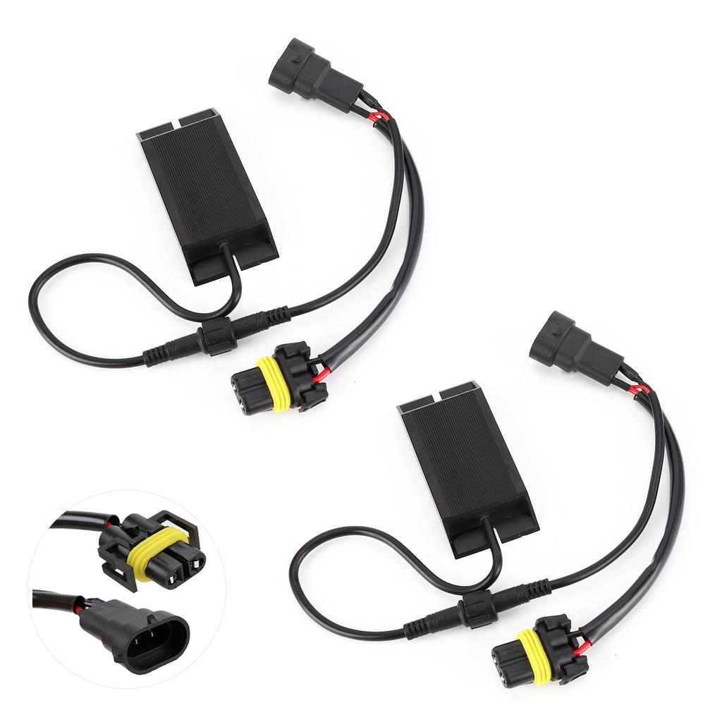 Paar Auto-Licht-Splitter-Widerstands-Decoder 9006-Sockel Hohe Leistung mit geringer Betriebswärme DC 12V