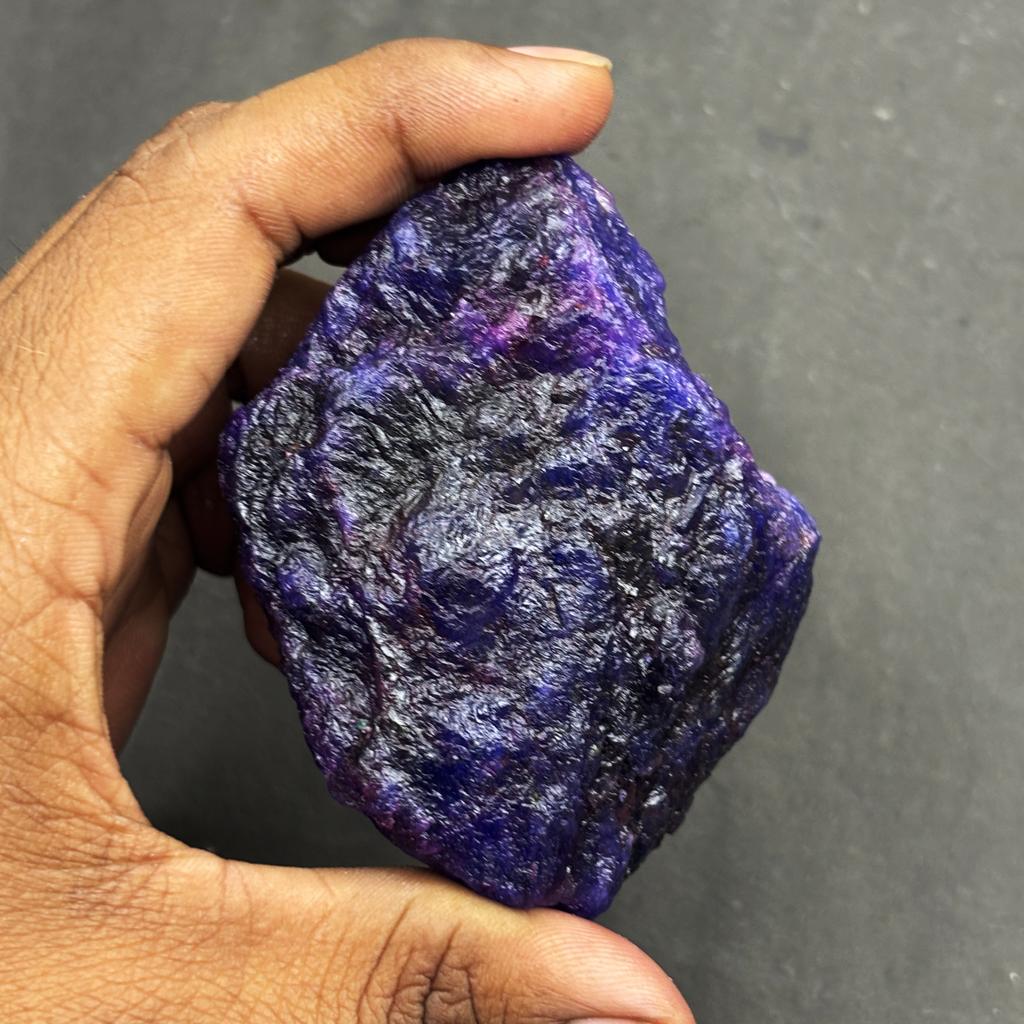 Natural Blue Sapphire Loose Gemstone Rough Uncut 415 ct September Birthstone for Gem Collections
