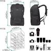 HAKUBA Camera Bag GW-STANDARD Ridge Backpack 27 AZ Black AMZSGWSR-BP27 Lightweight, Large Capacity, Access from Both Sides, Camera Backpack 4977187005