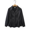 2026 Spring Plus Size Women's V-Neck Long Sleeve Pleated Cardigan Top