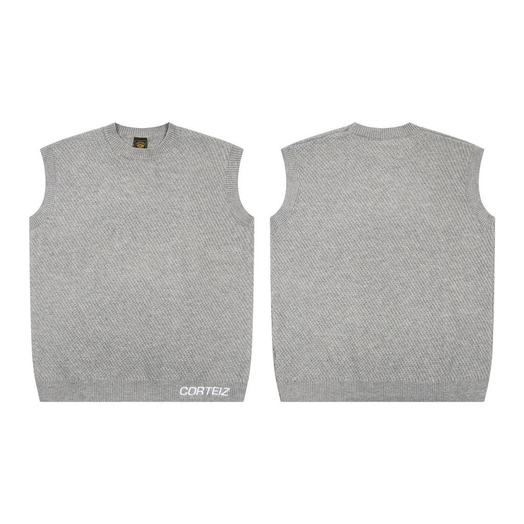 Corteiz Trendy Woolen Zipper Cardigan - American Retro Street Hip Hop Unisex Jacket