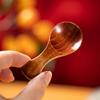 1Pc Short Handle Small Wooden Spoons Tea Honey Coffee Kitchen Spice Condiment Salt Sugar Durable Mini Baby Spoon Accessories