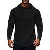 Sports Leisure Men's Plus Size Loose Long Sleeved Hooded Sweatshirt T-shirt Autumn and Winter Base Shirt for Men