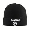 Žánry Pop Rock Tokio Hotel Logo Čepice Beanie Pletená Čepice Outdoor Sport Teplá Měkká Pánské Dámské Čepice Podzim Vtipné Čepice Bonnet Dárek