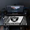 Raiders Mauspade, Große Gaming-Schreibtischmatte, Rutschfestes XXL-Mauspad für Laptop & Tablet, Mini-PC-Spielmatte mit genähten Kanten
