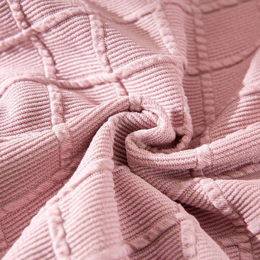 1 Set Split Chair Cover Pink Office Elastic Swivel Chair Covers Backrest Cover Cushion Cover