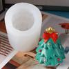 3D Candle Mould Silicone Soap Mold Gypsum Christmas Tree Candle Mold  Candle Making