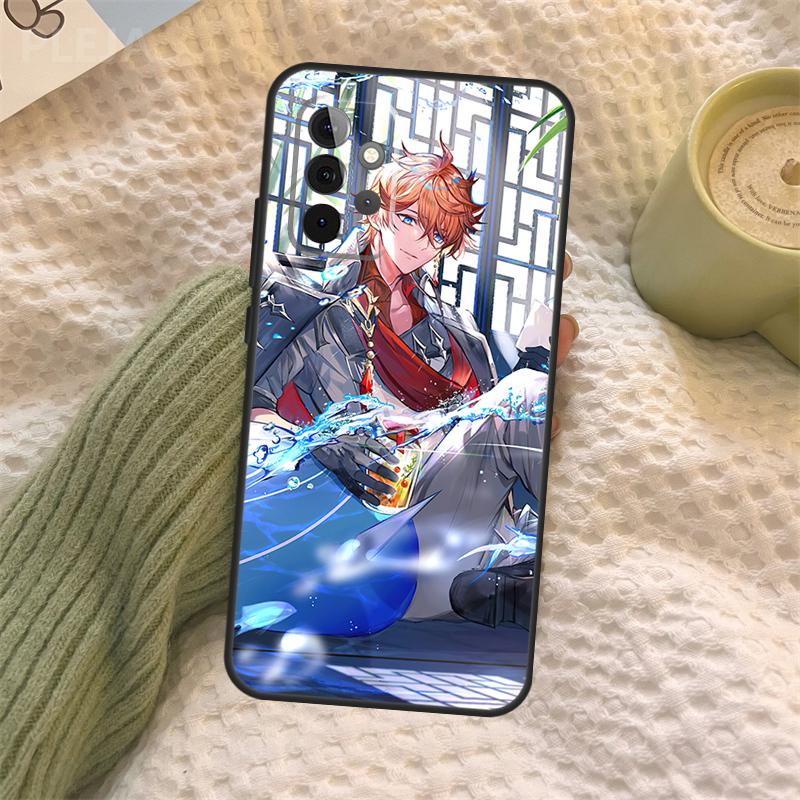 Tartaglia Genshin Impact Case For Samsung Galaxy A06 A26 A16 A56 A36 A05 A22 A32 A52 A54 A34 A14 A55 A15 A53 A33 A35