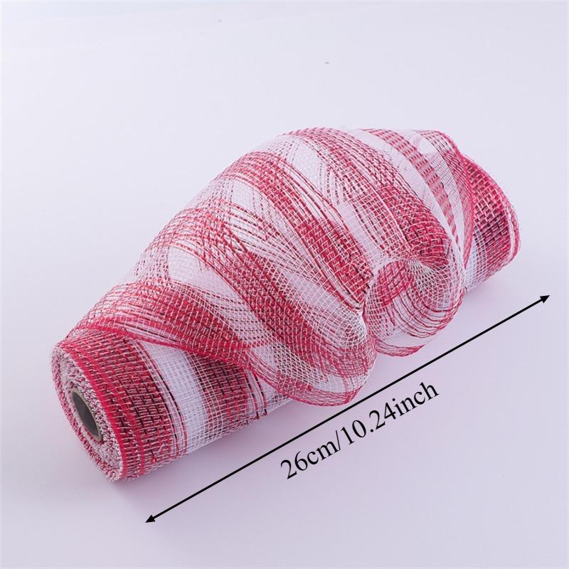 9M Christmas Ribbon Roll Decoration Hanging Christmas Tree Mesh Pendent Ornaments for Home Decor Navidad Party New Year 2026