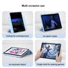 For iPad Mini 6 Case With Pencil Holder PU Leather Clear Hard Back Cover for iPad Mini 6 8.3 Inch 2021 Tablet Magnetic Cover