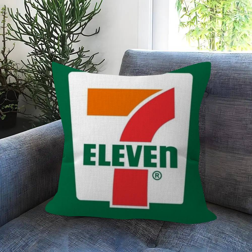 Pillow Anime Pillow Sofa Bed Head Pillow Cover Cushion Cover 45x45 cm Fashion LOGO 7EELEVENS