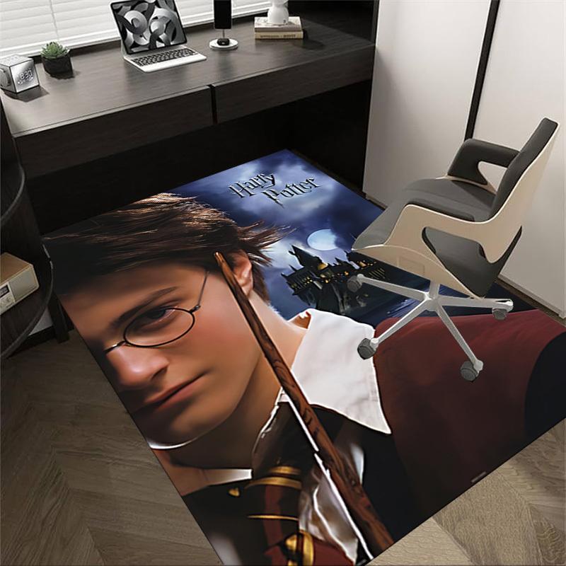 

1 шт. Ковер Гарри Поттер, для Декора Дома и Офиса, Коврик под Офисное Кресло, Праздничный ПодарокL1357 60cm by 90cm