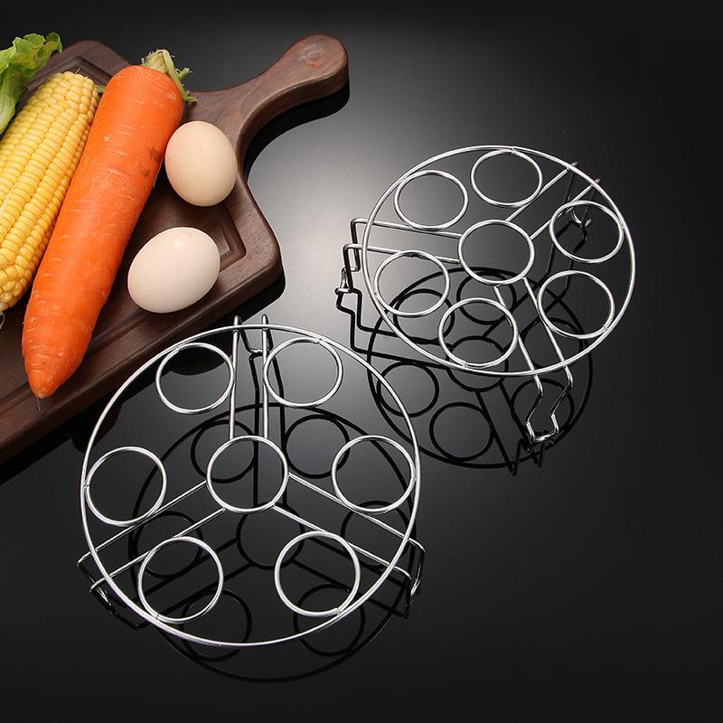 Doppellagiger Eier-Dampfgarer aus Edelstahl