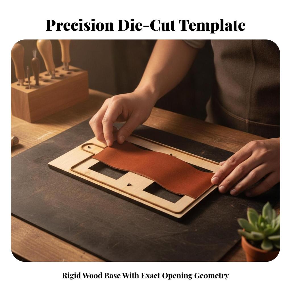 Wooden Notebook Die Mold Accurate Cuts for Home Workshops