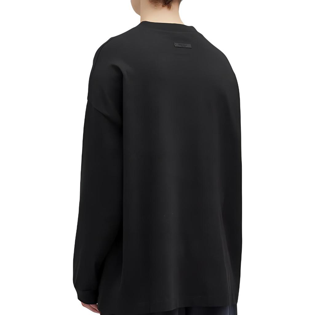Fear of God Essentials Jersey Long-Sleeve Tee Black Men Tops 125HO244200F