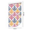 Baroque Damask Wallpaper Cream and Powder Pink 50x1000