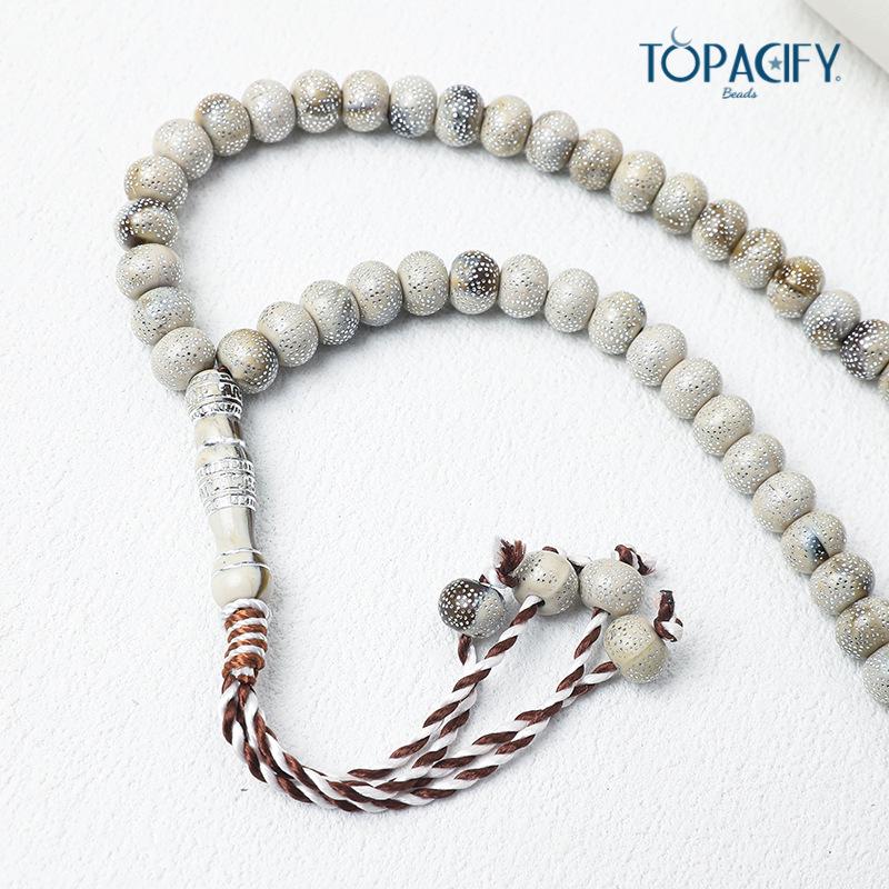 Handmade Cross-Border Muslim Prayer Beads: 99-Bead Arabic Bracelet