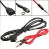 3.5mm AUX Input Mode Cable Female Dash Mountable Socket for BMW E46 320 98-06 Aux-in Audio Adapter Cable Accessories for Phone