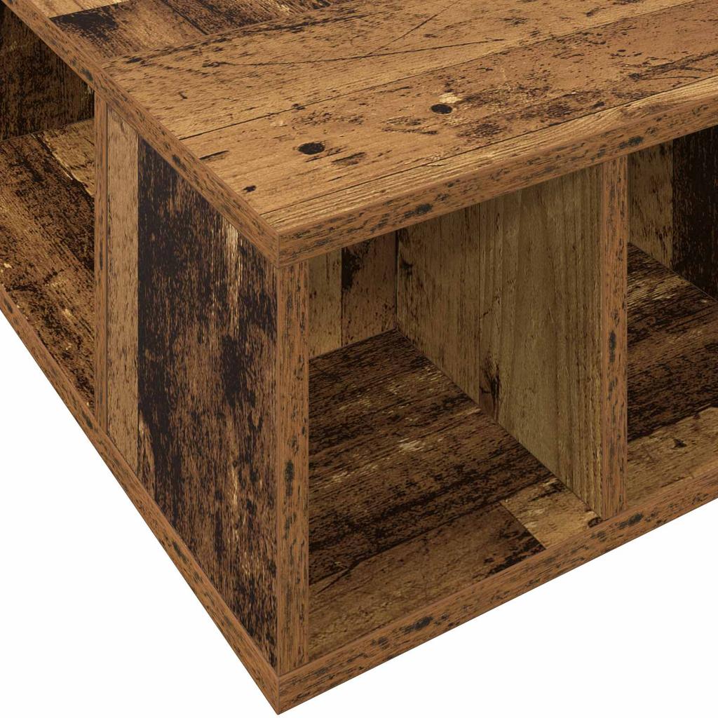 Bed Frame with Storage Space Reclaimed Wood 80 x 200 cm Engineered Wood