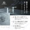 Anoverite Incense Holder, Stylish Glass Incense Burner, Prevents Ash Spillage, Interior Decor Glass Incense Holder [Japanese Company] (Gold)