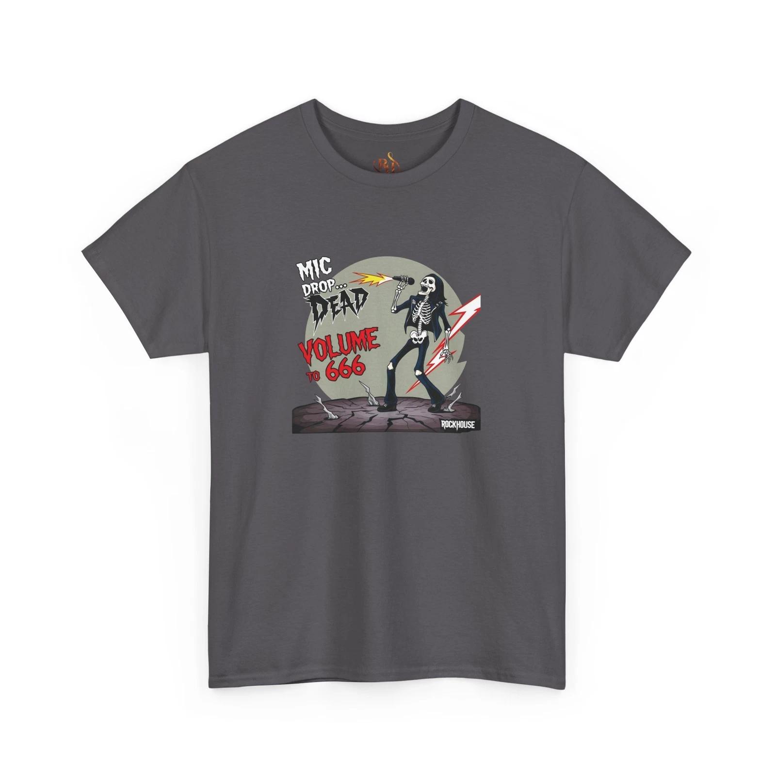 

Halloween Graphic T-Shirt, Spooky Unisex Cotton Tee, Funny Music Lover Gift Idea 3XL