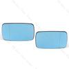For BMW 3-Series E46 / 5-Series E39 Sedan Wagon 1997 1998 1999 2000 2001 2002 2003 Blue Heated Rearview Side Mirror Glass Lens
