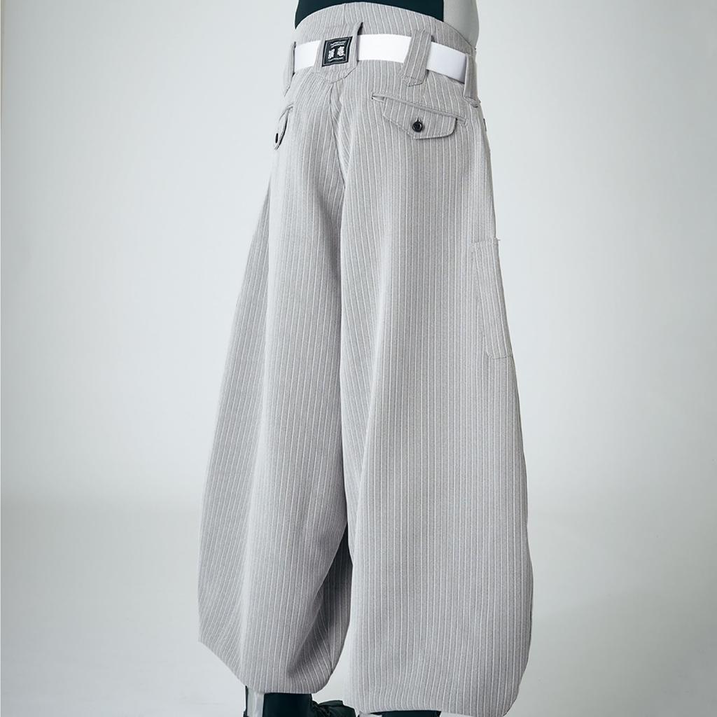 TORA Long Pinstripe [Toraichi] [Super 8-inch] (4309 Series, Pattern) [127-4309-418] (JP, Waist, 76, 03 Burgundy)