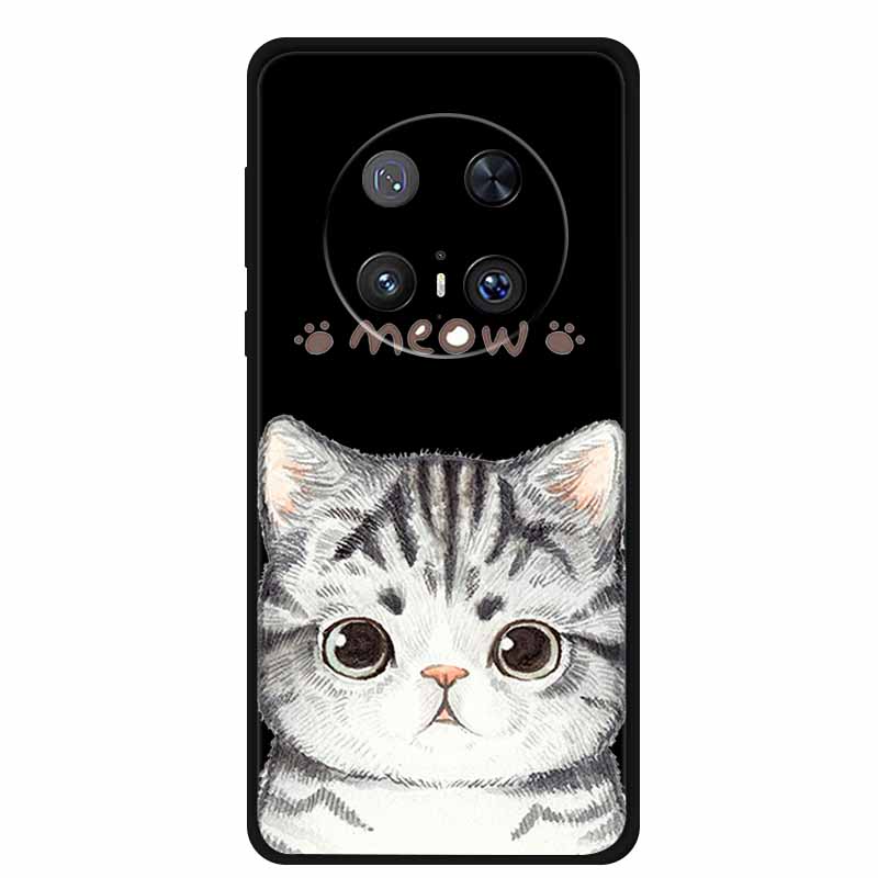 For Huawei Mate 70 Pro 5G Case Mate70 Pro Black Silicone Soft Back Cover Case For Huawei Mate 70 Pro Plus Phone Cases 6.9" Funda