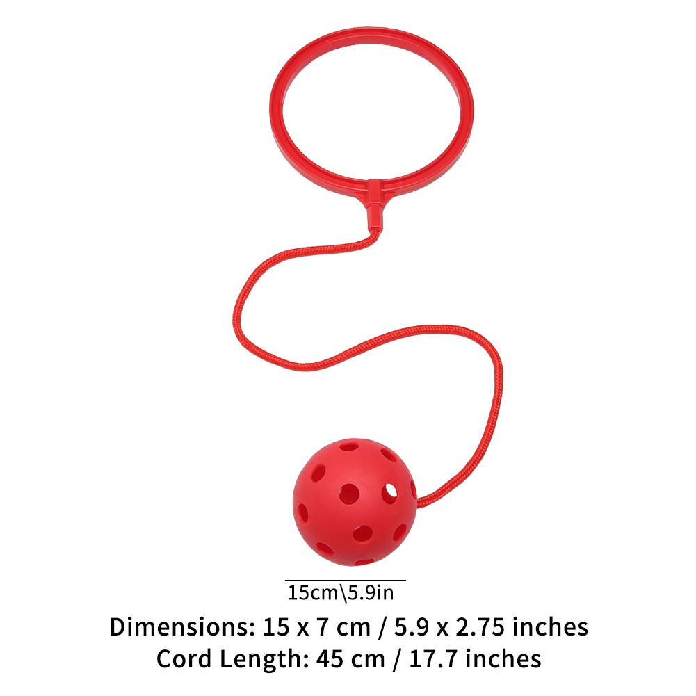 Kids Ankle Skip Ball Colorful Swing Ball for Sensory Integration Training Outdoor Fun Sports Toy for Children Exercise