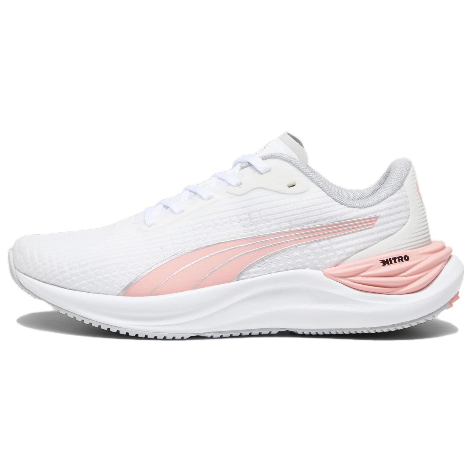 (WMNS) PUMA Electrify Nitro 3 White Peach Smoothie Women s 378456-02 EU 37