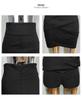 Korean Dongdaemun Elegant High-waisted Pleated Irregular Skirt for Women