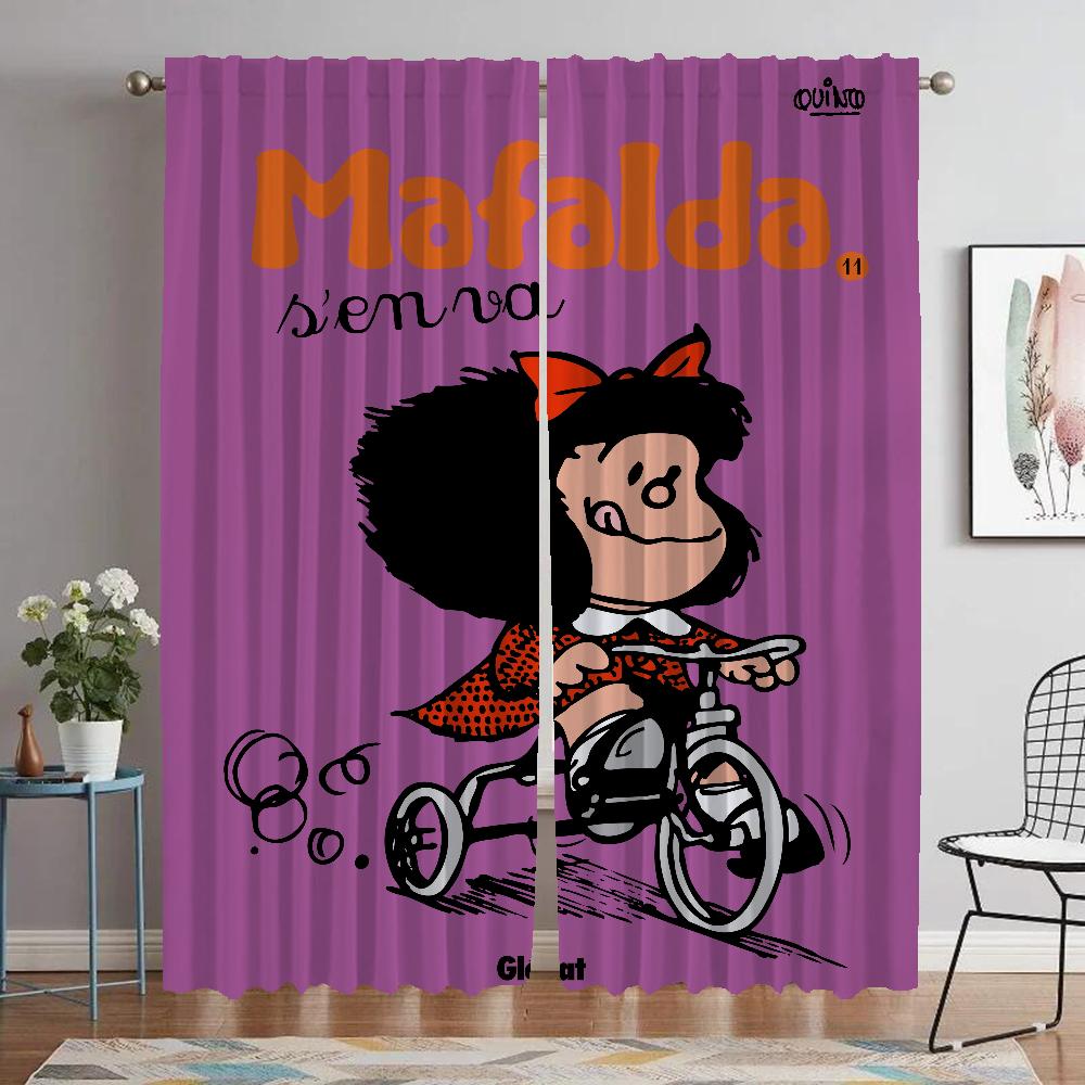 Mafalda Partition Anti-mosquito Curtains for Camera Living Room Curtain Shades Home Interior Curtains 2 Pieces Tulle for Bedroom