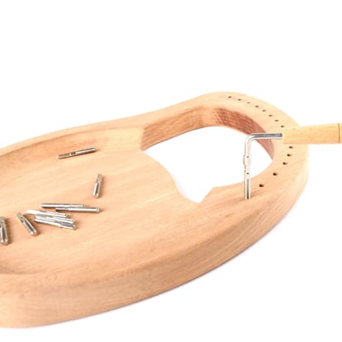 80 Lyre Harp Tuning Pin Nails and 80 Rivets Set for Lyre Harp Small Harp Musical String Instrument
