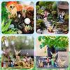 12 Pcs Set Miniature Fairies Figurines Accessories, Planter Pot Hanger Decorations Fairies Flower Pot Plastic Fairy Garden Figur