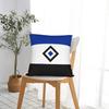 HSV German Soccer Club Pillowcase Polyester Cushion Cover Decor Hamburgers SV Bundesligas Pillow Case Cover Home Zipper 45*45cm